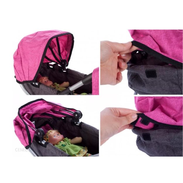 Vežimėlis lėlei su lop&scaron;iu sulankstomas 4