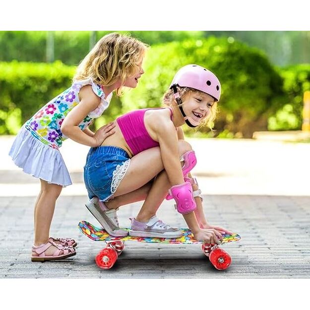 Riedlentė penny board šviečiantys ratukai