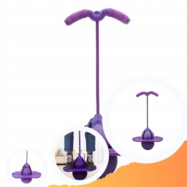 Balansinis šokliukas  POGO  violetinis