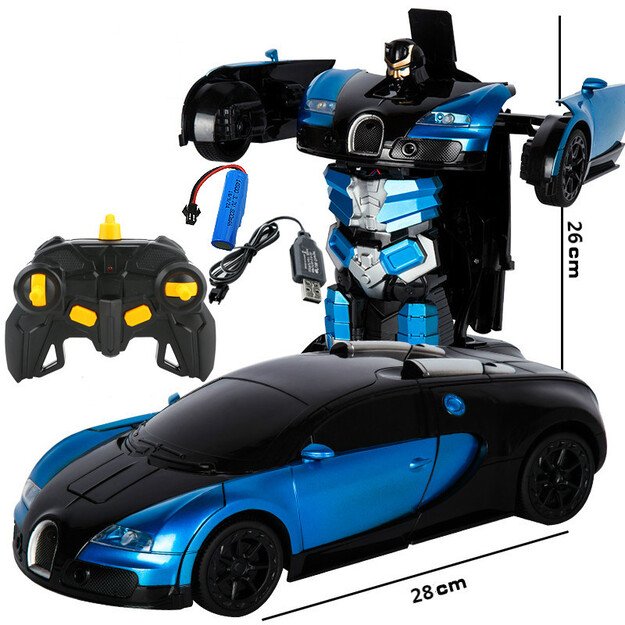 Robotas transformeris RC automobilis su valdymo pultu 1