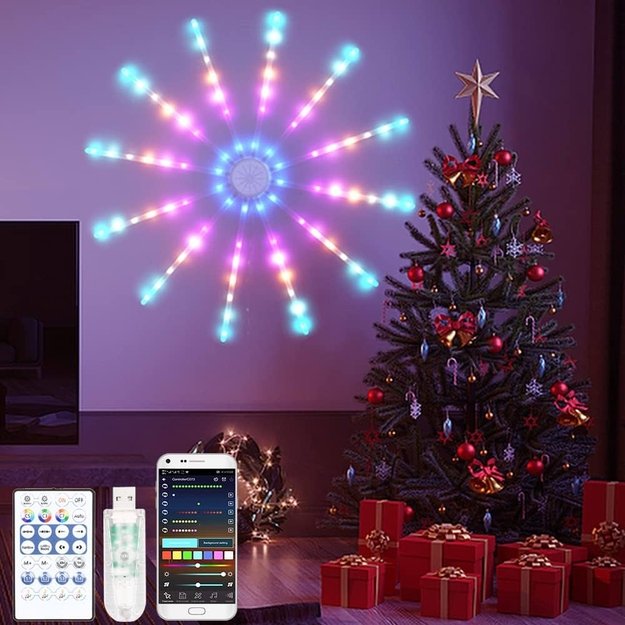 LED dekoracija  Fejerverkas  1