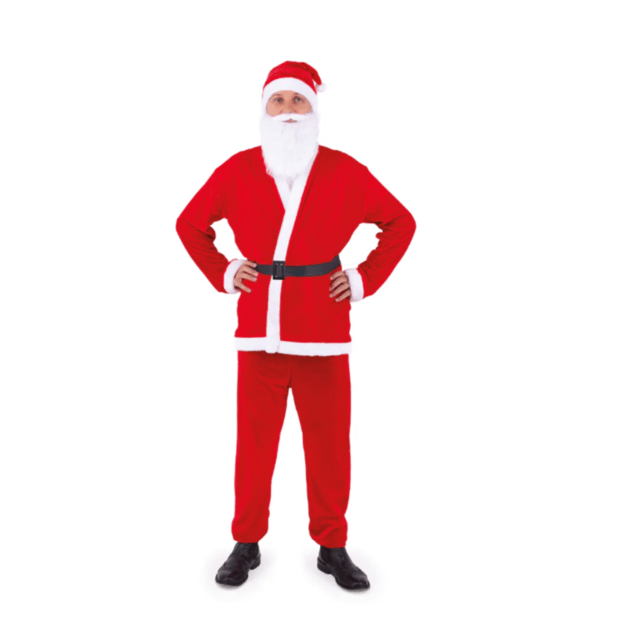 Kalėdų senelio Santa kostiumas 170 - 190 cm ūgiui