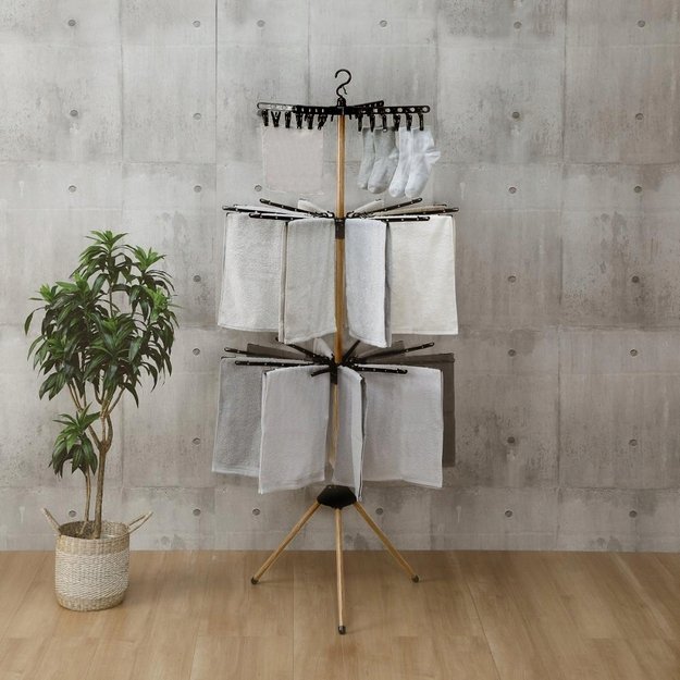 Trijų auk&scaron;tų vertikali drabužių džiovyklė 3