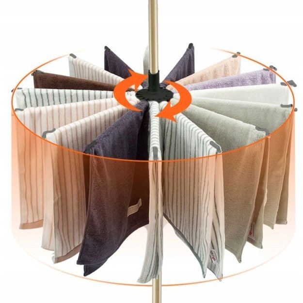 Trijų auk&scaron;tų vertikali drabužių džiovyklė 6