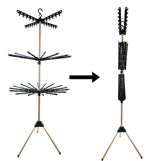 Trijų auk&scaron;tų vertikali drabužių džiovyklė 1