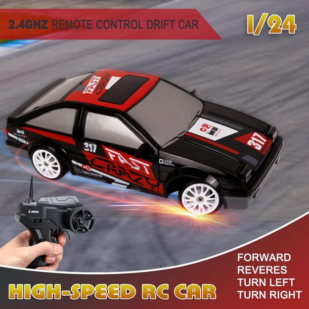 RC drift mašina valdoma pultu 1