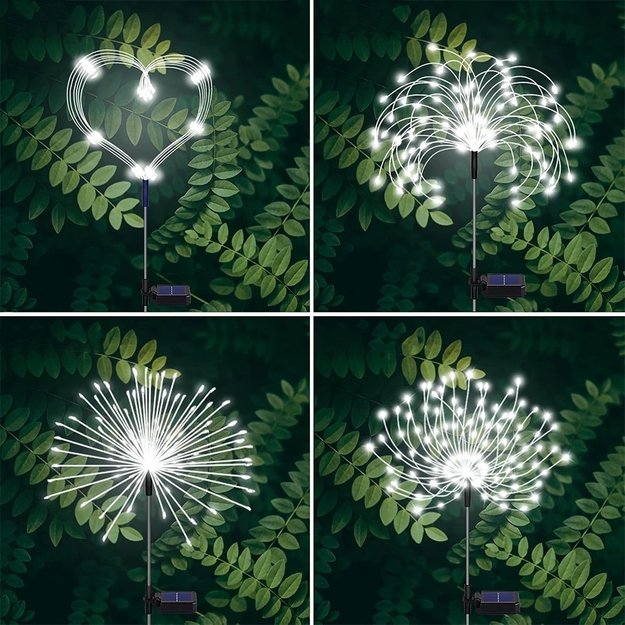 Sodo dekoracijos  Firework , 2 vnt. (Geltona)