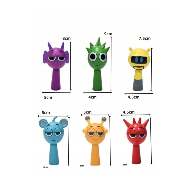 Sprunki figūros rinkinys 6 vnt