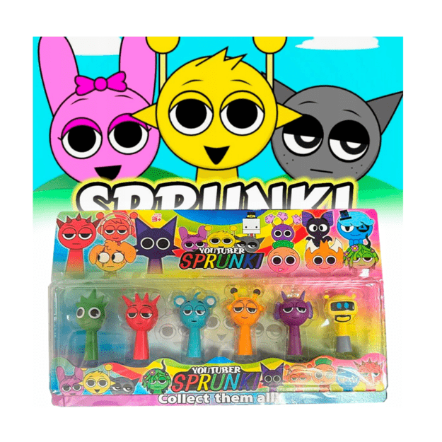 Sprunki figūros rinkinys 6 vnt