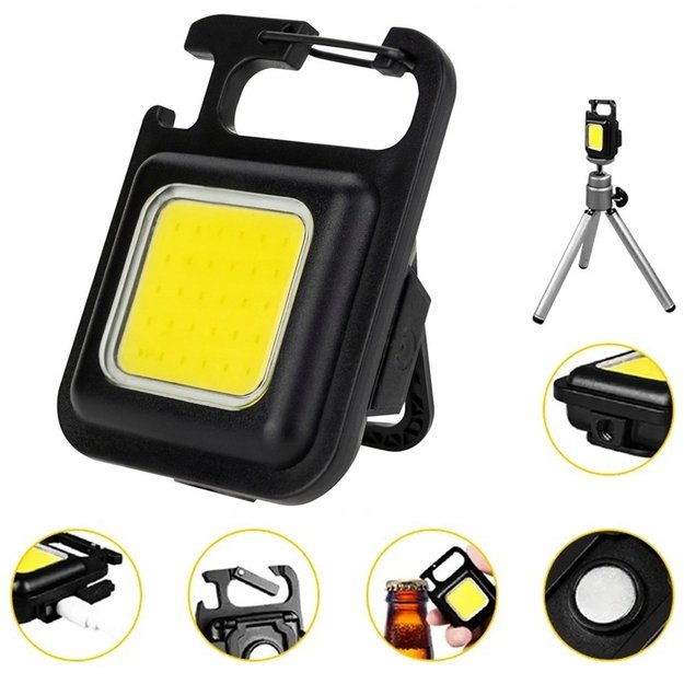 COB LED žibintuvėlis