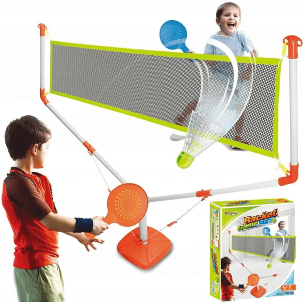 Lauko badmintono rinkinys su tinklu