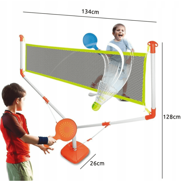 Lauko badmintono rinkinys su tinklu