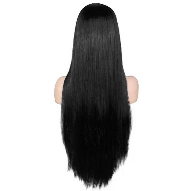 Juodas perukas 80cm