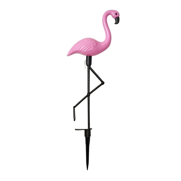 LED saulės sodo lempos – flamingas