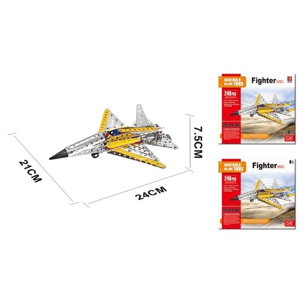 Metalinis konstruktorius lėktuvas 249 detalės