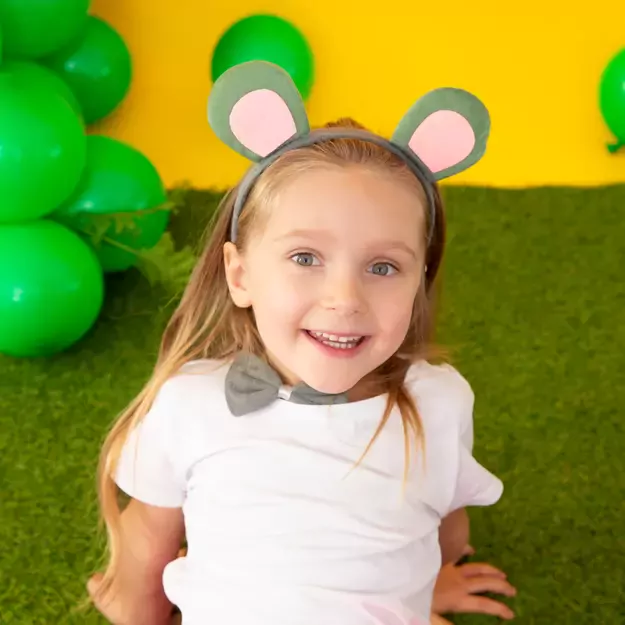 Kostiumas karnavalui - pelytės ausys su tiulio sijonu 3