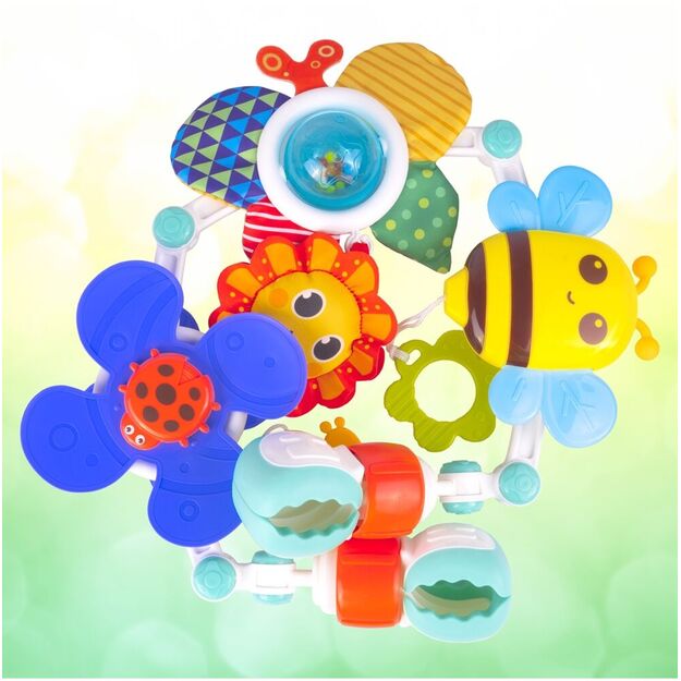 Lankas žaislas ant vežimėlio lovytės kūdikiui 3