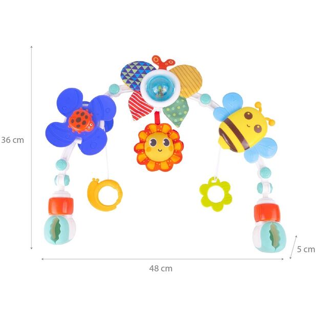 Lankas žaislas ant vežimėlio lovytės kūdikiui 1