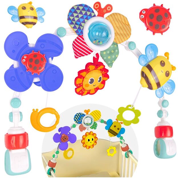 Lankas žaislas ant vežimėlio lovytės kūdikiui