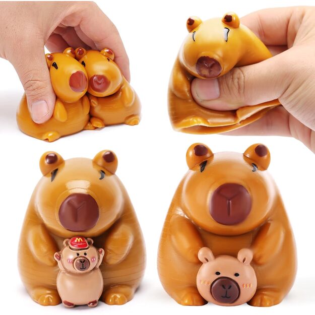 KAPIBARA Antistresinis squishy lipnus žaislas
