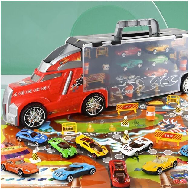 Mašina vilkikas su kilimėliu 23 dalys 1