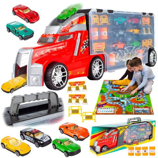 Mašina vilkikas su kilimėliu 23 dalys