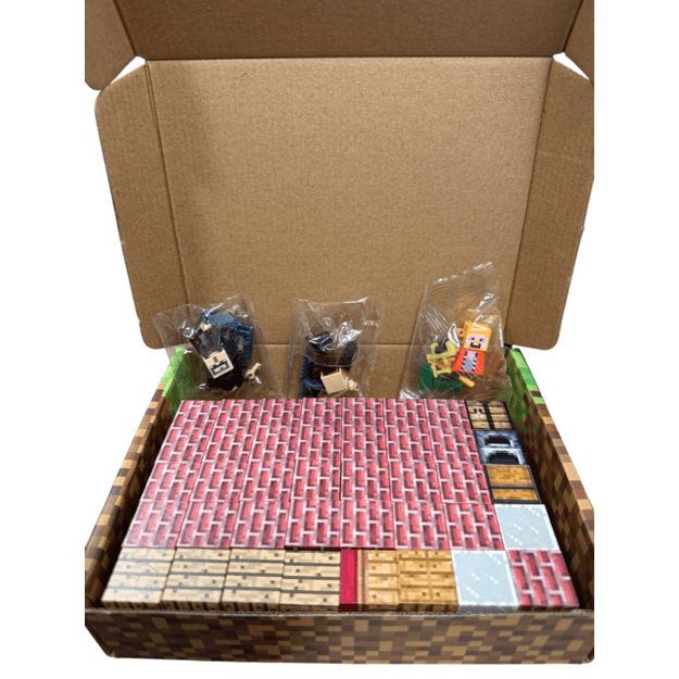 Minecraft statybinių blokų rinkinys kambarys 83 vienetai 1