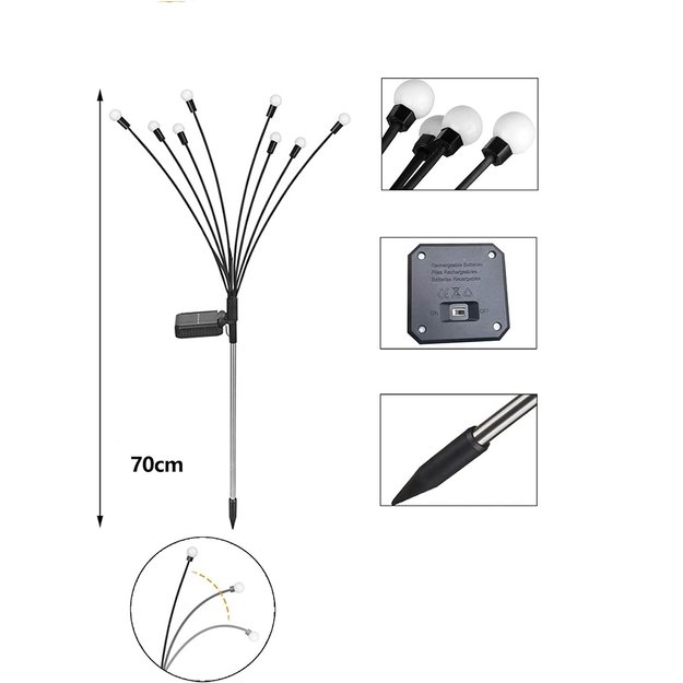 Sodo dekoracijos  Bulb , 2 vnt. 4