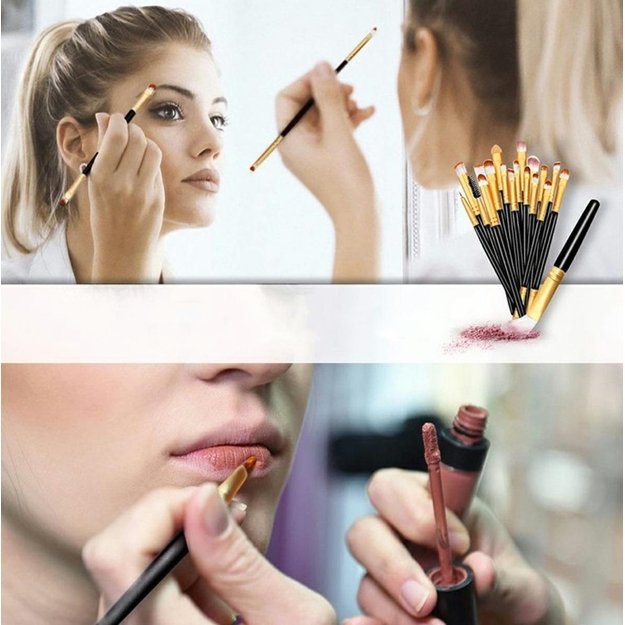 Makiažo šepetėlių rinkinys 4