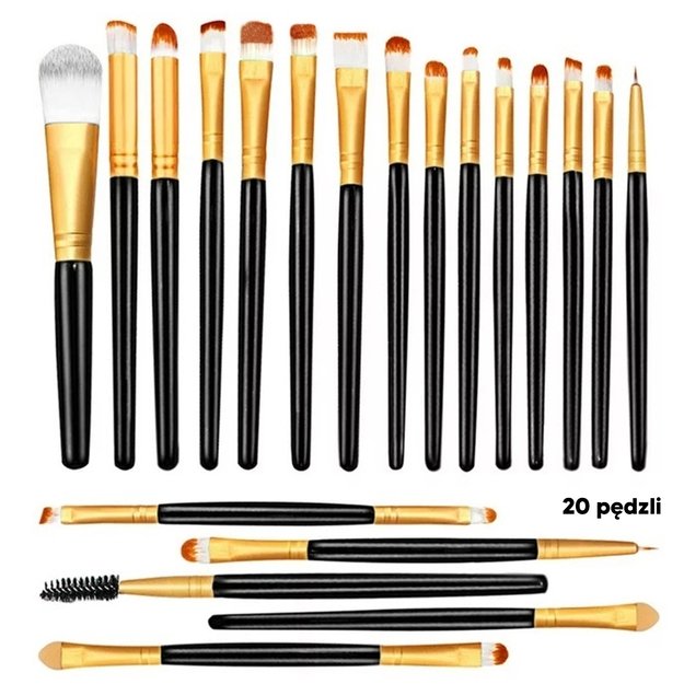 Makiažo šepetėlių rinkinys 1