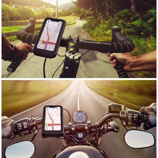 Dviračio telefono laikiklis