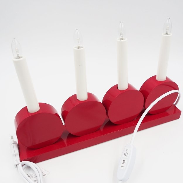 LED medinė žvakidė 1