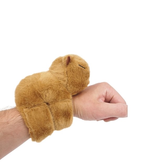 Minkštas pliušinis kapibaros apyrankės žaislas 1