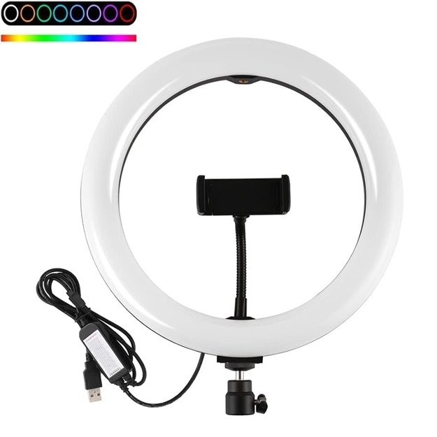 RGB žiedo formos lempa 2
