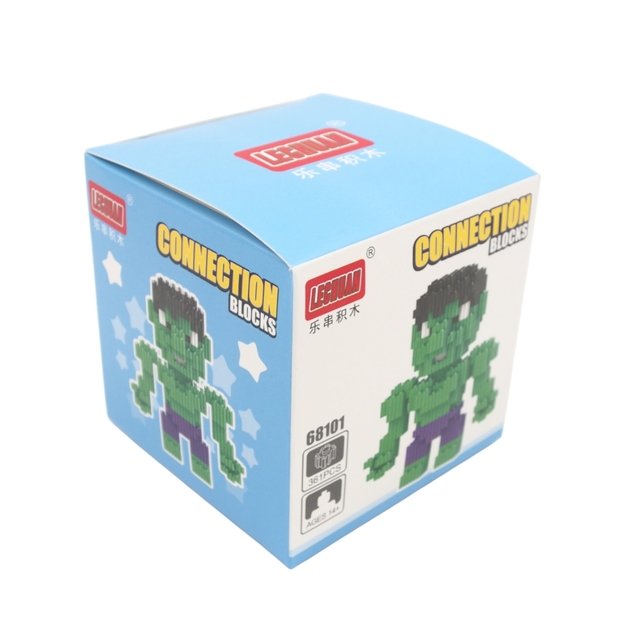 Mini konstruktorius „Lele Connection Blocks“ – Žalias milžinas (361 detalė)