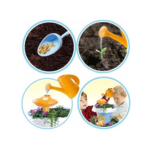 Žaislinis fėjų sodo namelis augalų auginimui 5