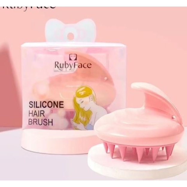 Silikonins plaukų šepetys/masažuoklis