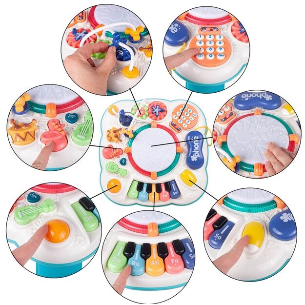 Interaktyvus lavinamasis staliukas kūdikiui 7