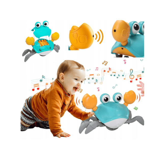 Interaktyvus ropojantis krabas su muzika 5