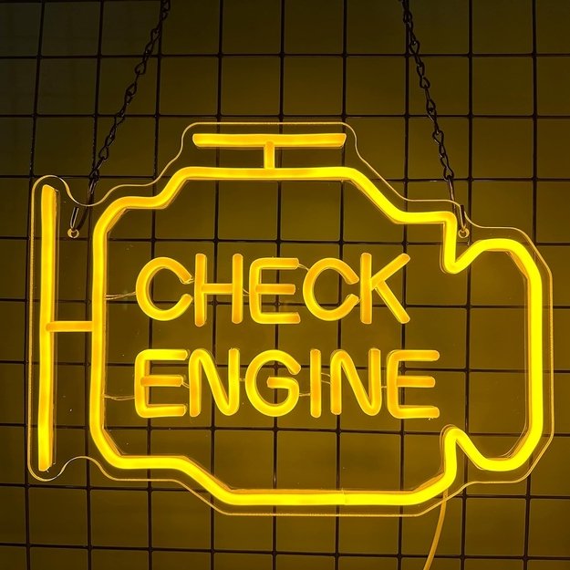 Dekoracinis šviestuvas  CHECK ENGINE 