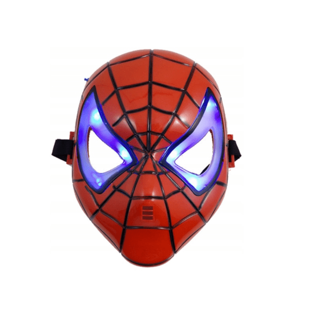 Spiderman kaukė LED šviečianti