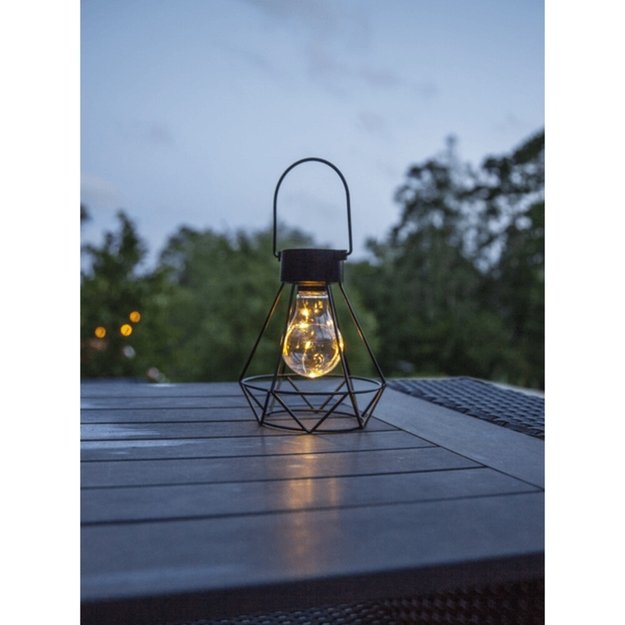 Saulės energija įkraunama LED lempa „Edison“ 4