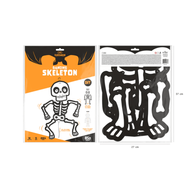 Kabantis skeletas Monstras helovino dekoracija 3