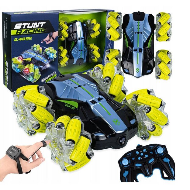 Stunt Racing nuotolinio valdymo mašina su gestų ir nuotolinio pulto valdymu