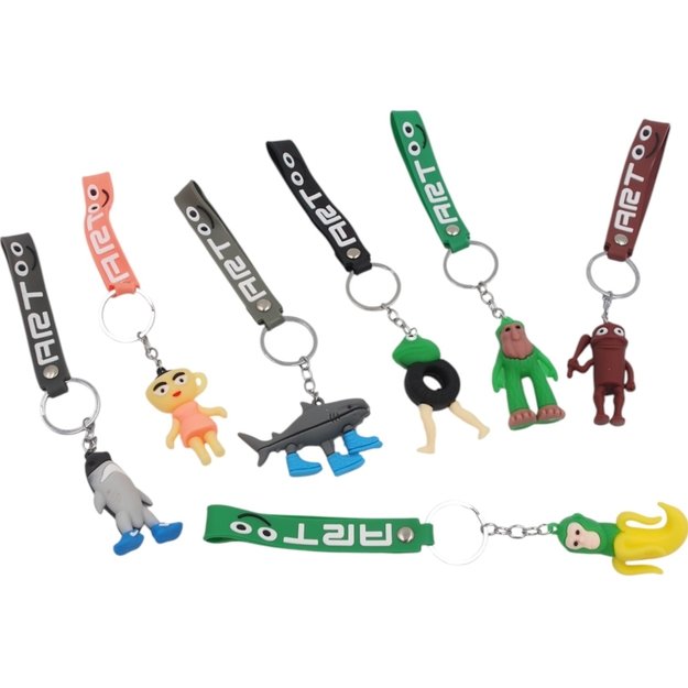 Raktų pakabukas su juokingomis figūrėlėmis &bdquo;Brain rot