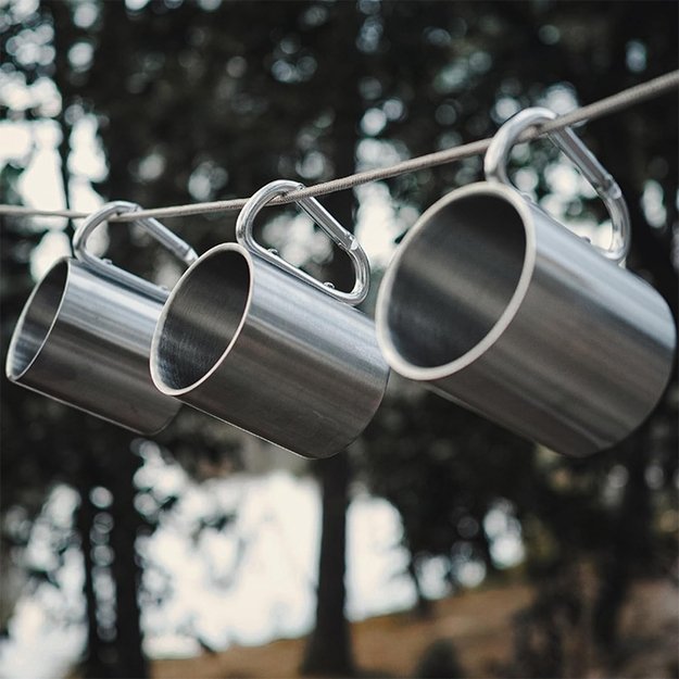 Turistinis puodelis su karabinu 300ml. 1