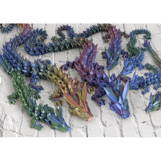 3D spausdintas drakonas