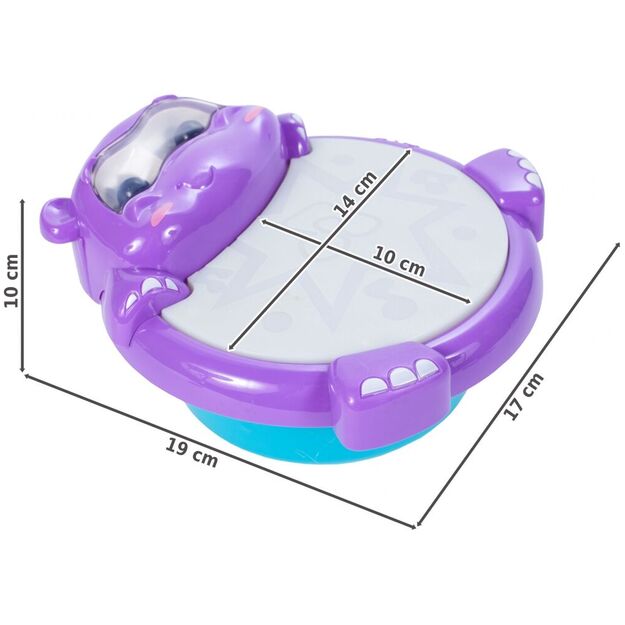 Interaktyvus muzikinis būgnas su &scaron;viesomis ir garsais 1