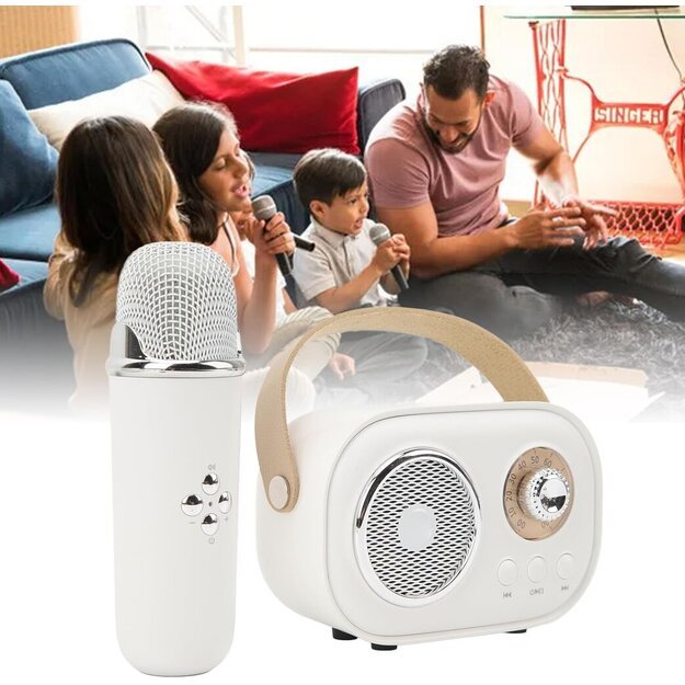 Karaokės rinkinys  Premium Radio Edition mikrofonas + bevielė kolonėlė 4