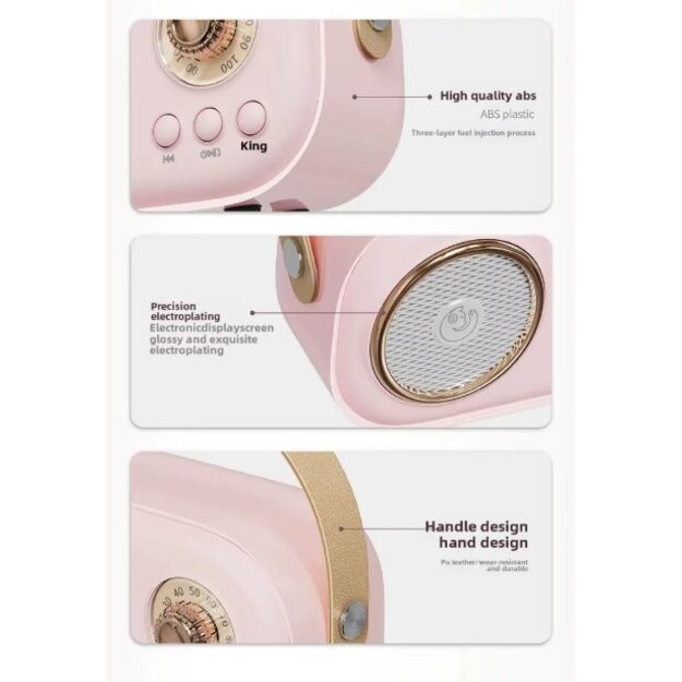 Karaokės rinkinys  Premium Radio Edition mikrofonas + bevielė kolonėlė 3